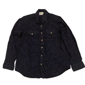 Vintage Rare 1970s Viyella by Pierre Balmain Paisley Shirt Button Up Size S/M